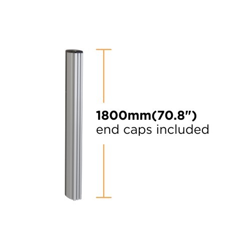 Aluminum Column for Video Wall Stand/Cart (1800mm) LVS02-C18 Compatible with LVS02 Series from china(chinese)
