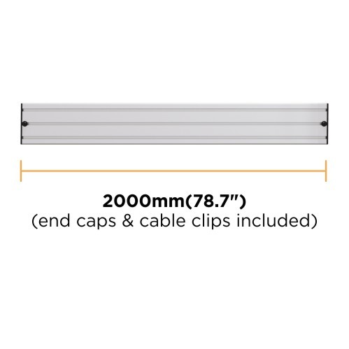Mounting Rail for Video Wall Mount/Menu Board Mount (2000mm) LVS02-R200 Compatible with LVS02 Series/LVC03 Series from china(chinese)
