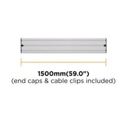 Mounting Rail for Video Wall Mount/Menu Board Mount (1500mm)