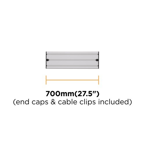 Mounting Rail for Video Wall Mount/Menu Board Mount (700mm) LVS02-R70 Compatible with LVS02 Series/LVC03 Series from china(chinese)