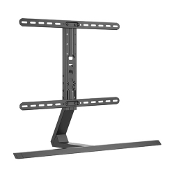 Contemporary Aluminum Pedestal Tabletop TV Stand