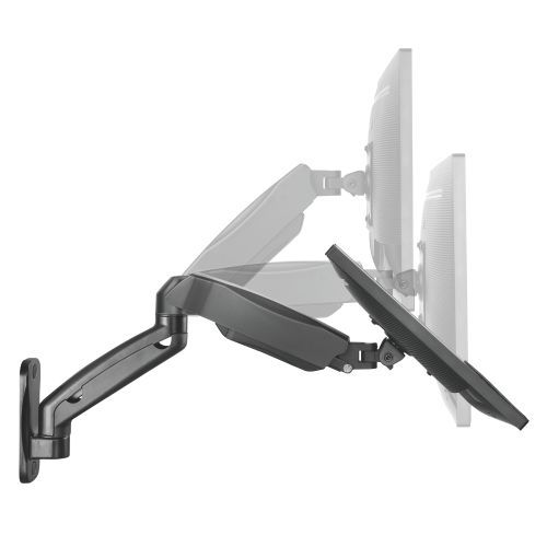 経済的なシングルスクリーン壁掛けガススプリング式モニターアーム LDA31-112 ほとんどの17"-32"フラットおよびカーブモニター用 from china(chinese)