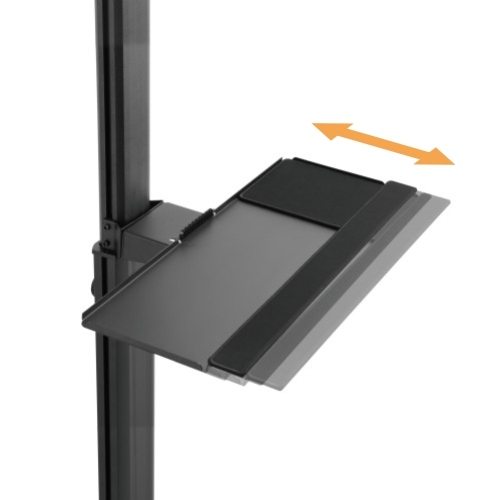 シングルモニター高さ調節可能なパソコン移動式ワークステーション FWS05-1  from china(chinese)