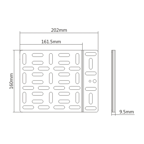 メディアプレーヤーマウント APM-07-01 Apple TV、Amazon Fire、およびRokuストリーミングメディアプレーヤーと互換性があります from china(chinese)