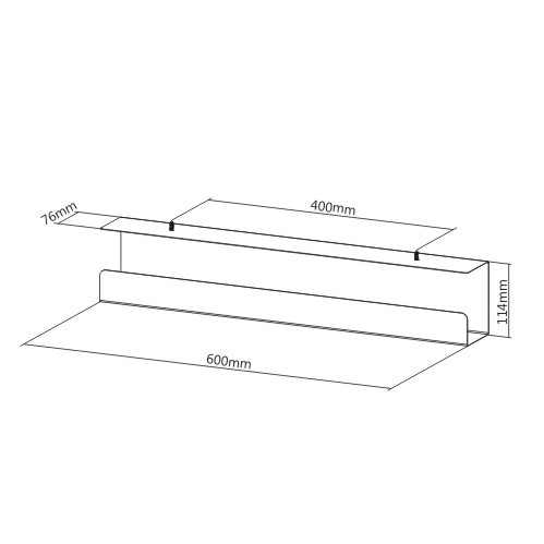 アンダーデスクケーブルトレイオーガナイザー CC11-1 すっきりとしたデスクを楽める from china(chinese)