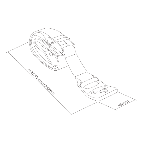 Anti-Tip Safety Strap for TV LSK-06  from china(chinese)
