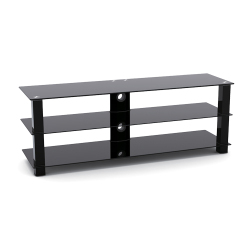 3-Tier Classic Glass Media Console (Extra Large)