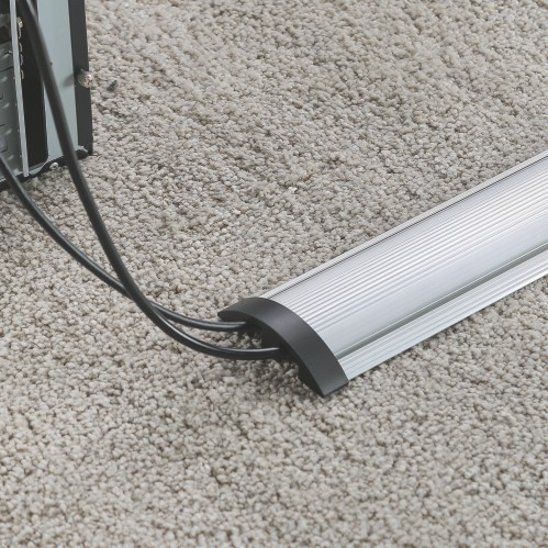 Aluminum Floor Cable Cover - 1604x92mm CC13-S160 Protect and Organize Your Wire & Cable Runs from china(chinese)