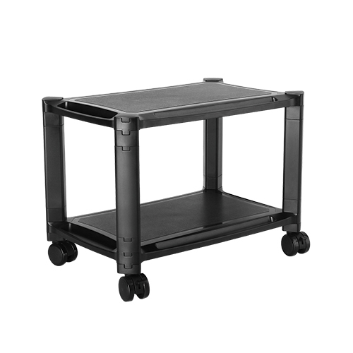 2-Tier Mobile Modular Multi-Purpose Smart Stand with Shelf (Large Surface) AMS-4L Accommodate most laser or inkjet printers from china(chinese)