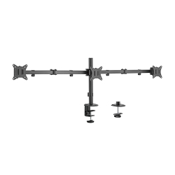 Triple-Monitor Steel Articulating Monitor Mount