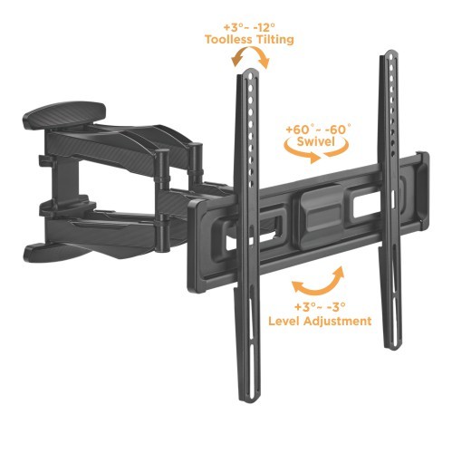 Stylish Full-Motion TV Wall Mount LPA75-446 For most 32"-70” TVs up to 45kg/99lbs from china(chinese)