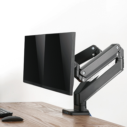 デュアルモニターアルミニウムヘビーデューティーガススプリング式モニターアーム LDT23-C024U 重くて特大の17"~35"モニター用 from china(chinese)