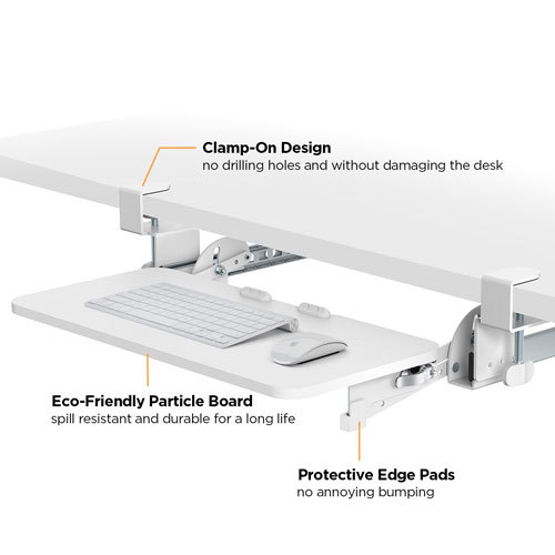 Height Adjustable Clamp-On Keyboard Tray (Small) Supplier and ...