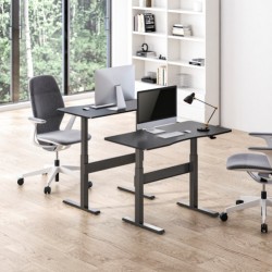 Small Board Air Lift Height Adjustable Sit-Stand Desk
