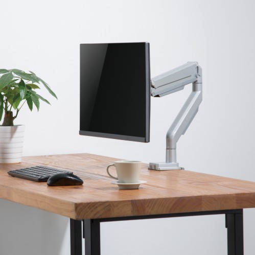 シングルモニターパフォーマンスガススプリング式アルミニウムモニターアーム LDT34-C012 ほとんどの17"-32"モニター用 from china(chinese)