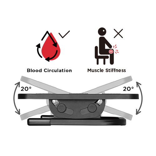 クラシックな角度調節可能なスチールフットレスト FR-09  from china(chinese)