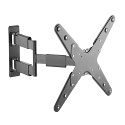 Slim Full-motion Curved & Flat Panel TV Wall Mount