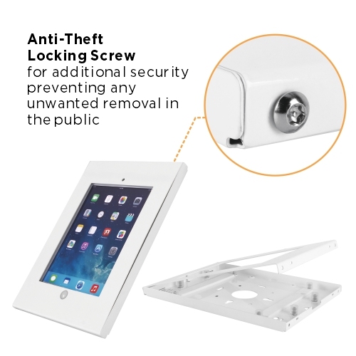 Anti-Theft Steel Tablet Enclosure for 9.7" iPad/iPad Air/iPad Pro PAD26-01 Ideal for Trade Show, Store Display and More Public Places from china(chinese)