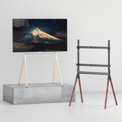  Four-Legged Stylish Easel Studio TV Floor Stands (Metal & Wood)