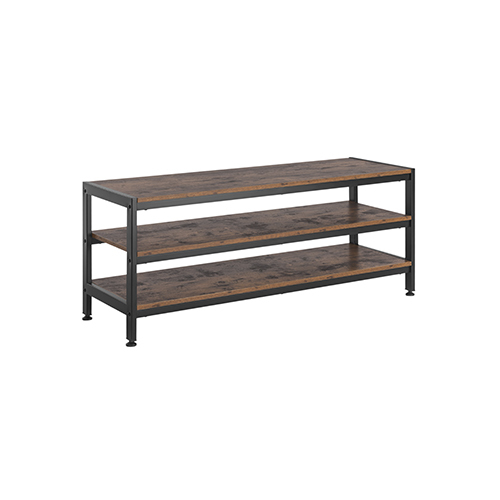 3-Tier Industrial Style Media Console (Small) WP2001S A Mix of Urban and Rustic Loft Appeal from china(chinese)