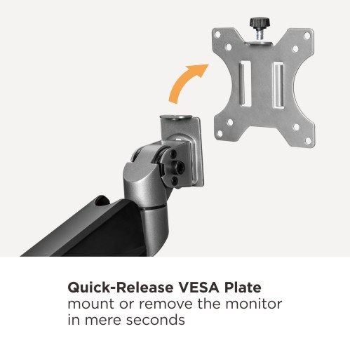 Economy Heavy-Duty Dual-Monitor Gas Spring Monitor Arm LDT52-C024 For Most 17"-35" Flat Panel and Curved Monitors from china(chinese)