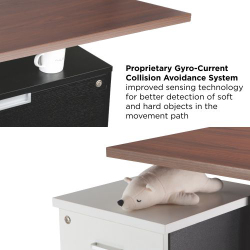 High Performance 3-Stage Dual Motor Sit-Stand Desk (Reversed)