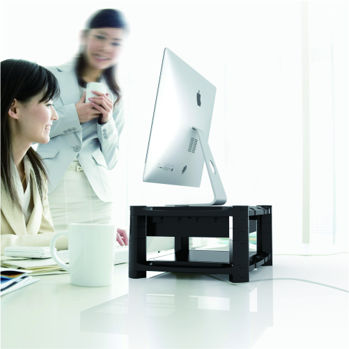 Modular Multi-Purpose Smart Stand with Drawer and Shelf (Standard Surface)