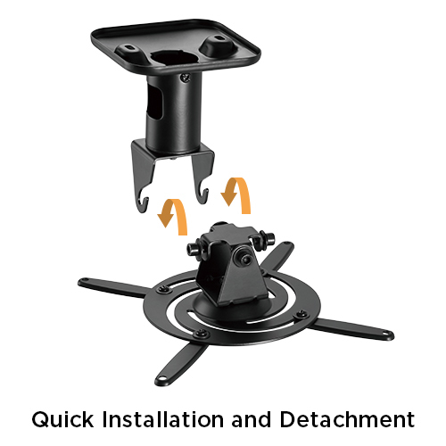Steel Projector Ceiling Mount EPB-2 For Projectors Weighing Up to 15kgs/33lbs from china(chinese)