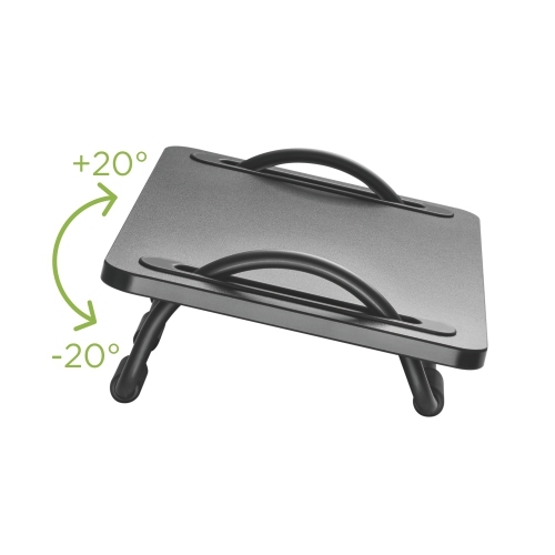 Particle Board Surface Tiltable Footrest (95mm/3.7'' Height) FR-07S Experience First Class Foot Comfort from china(chinese)