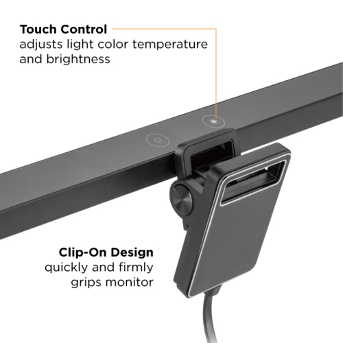 Baseus I-wok USB Hanging Monitor Light Bar For PC - Black