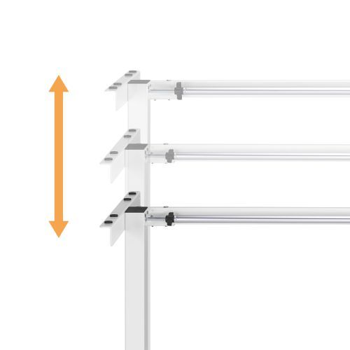 Economical Manually Adjustable Standing Desk Frame (Reversed) N08-22R Cost-Effective with Advanced Features from china(chinese)
