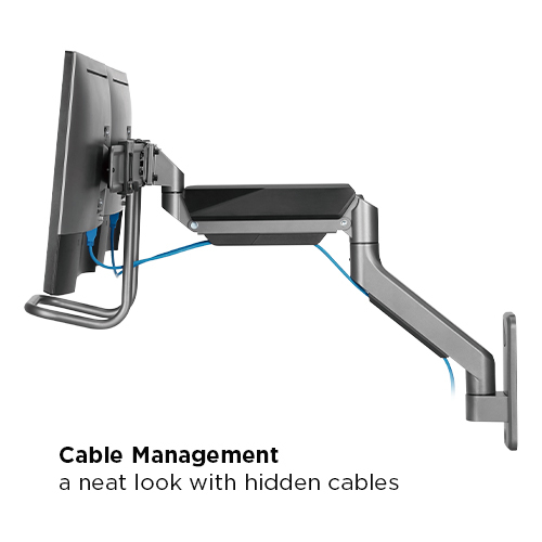 Dual-Monitor Gas Spring Monitor Wall Mount LDA39-2112 Supports most 17"-32’’ Monitors from china(chinese)