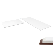 L-Shape(90°) Particle Board Desk Board