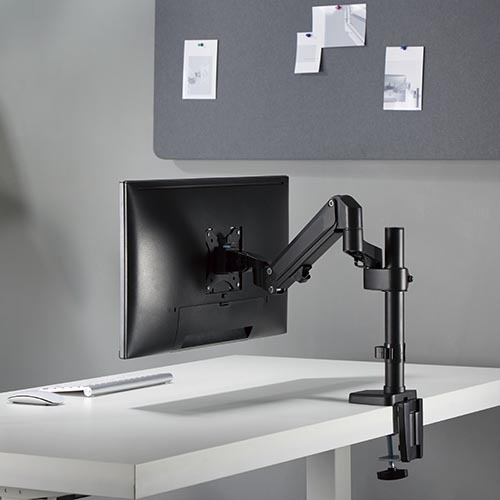 Single Monitor Heavy-Duty Aluminum Gas Spring Monitor Arm LDT47-C012N For 17"-35" Monitors from china(chinese)