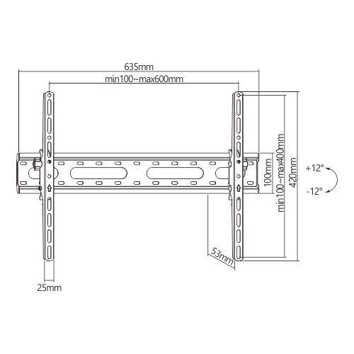 Super Economy Tilt TV Wall Mount KL31-46T Priced right for today’s competitive TV wall mount market!  from china(chinese)