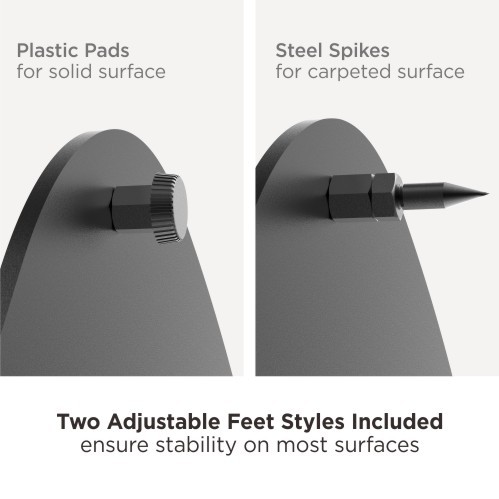 Universal Height Adjustable Minimalist Speaker Floor Stand BS-68 Takes the Ordinary Speaker to New Heights from china(chinese)