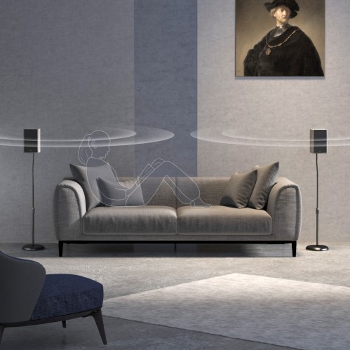 Height Adjustable Satellite Speaker Floor Stands SS-05 Perfect for most Satellite Speakers and Small Bookshelf Speakers from china(chinese)