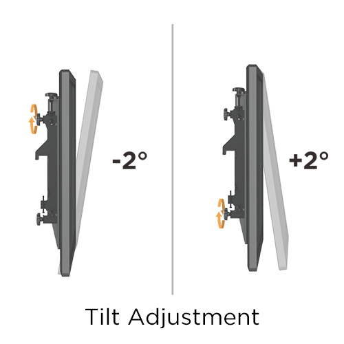 BRACKET DE MICROAJUSTE PARA SOPORTE DE VIDEOWALL LVS02-40M Compatible con Series LVS02/LVC03-FL from china(chinese)