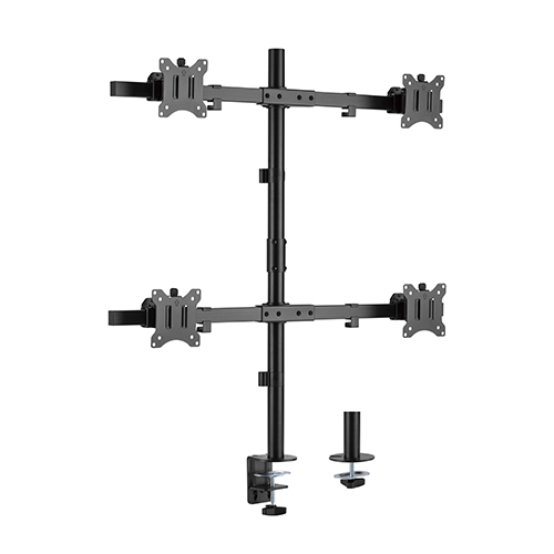 Pole Mount Quad-Screen Monitor Mount LDT57-C04 For Most 17"-32" Monitors from china(chinese)