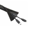 Flexible Cable Wrap Sleeve with Hook and Loop Fastener (135mm/5.3" Width)