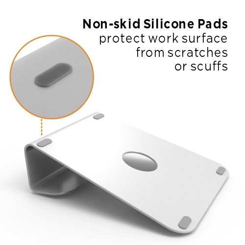 Sturdy Aluminum Laptop Riser AR-1 Compatible with Macbook series and most 11"-15" laptops from china(chinese)