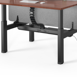Adjustable Cable Tray for Back-to-Back Standing Desk