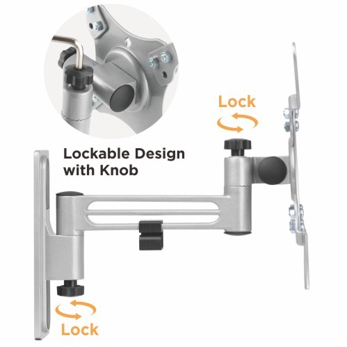 Lockable Aluminum Full-Motion RV TV Mount with Extended VESA LDA37-221 For most 13”-43” Displays from china(chinese)