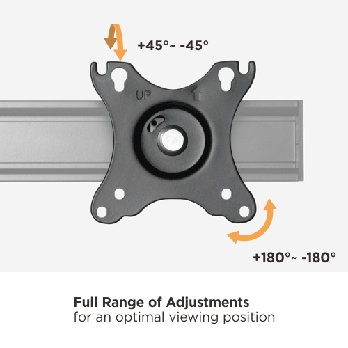 SOPORTE DE MESA ELEVACIÓN VERTICAL PARA MONITOR DUAL AJUSTE FÁCIL LDT41-T02 Para la Mayoría de los Monitores de 17"-27" from china(chinese)