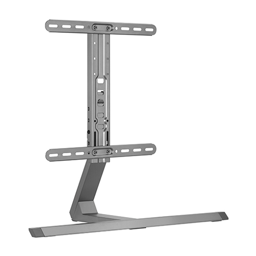 Contemporary Aluminum Pedestal Tabletop TV Stand LDT03-18S For Most 37"-65" TVs from china(chinese)