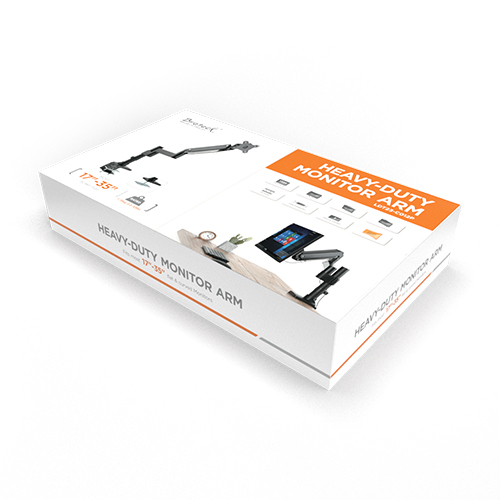 シングルモニターアルミニウムヘビーデューティーガススプリング式ポールマウントモニターアーム LDT23-C012P 重くて特大の17"~35"モニター用 from china(chinese)