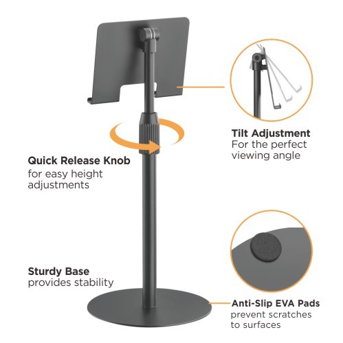 Height Adjustable Tabletop Stand for Tablets & Phones TBS01-2 For most 4.7”-12.9” Phones and Tablets from china(chinese)