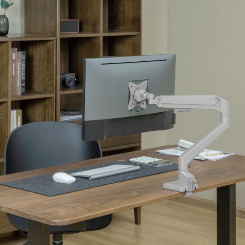 Single Monitor Thin Gas Spring Monitor Arm LDT62-C012 For most 17"~32" Monitors from china(chinese)