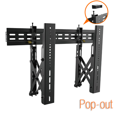 Pop-Out Video Wall Mount LVW02-46T For most 37”-70” LED, LCD flat panel TVs from china(chinese)