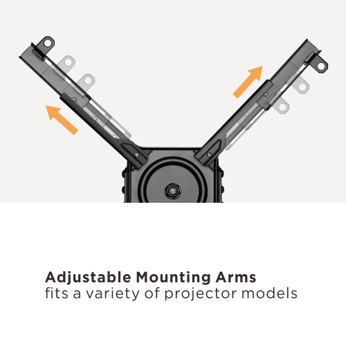 Universal Projector Interface Bracket PRB-20-H Compatible with North American Standard 1.5’’ NPT Pipe from china(chinese)